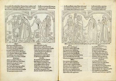 死のダンス、1490年。 作： Unbekannt