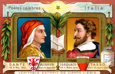 Dante Allighieri and Torquato Tasso、c1900 作： Unbekannt