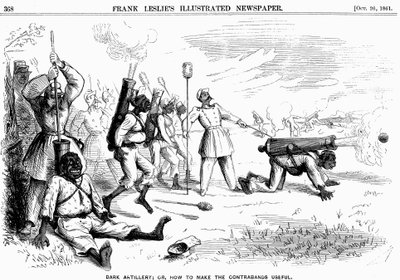 ダークアーティレリー、または密輸品を有用にする方法、アメリカ南北戦争、1861年 作： Unbekannt