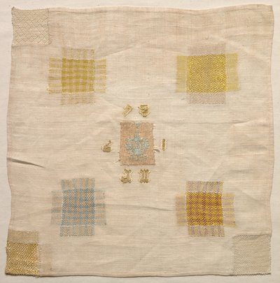 ダーニングサンプラー、1784年。 作： Unbekannt