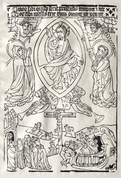 最後の審判c。 1430年。 作： Unbekannt