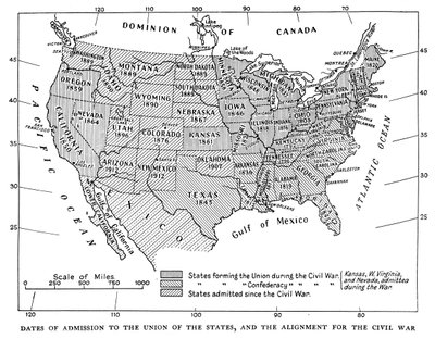 米国連邦への入国日、および内戦への対応、1933年 作： Unbekannt