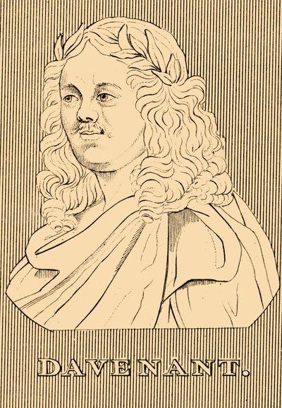 Davenant、1606年〜1668年、1830年。 作： Unbekannt