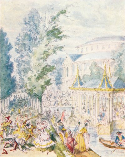 Ranelagh Gardensのデイマスカレード、1842年、1903年。 作： Unbekannt