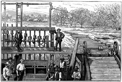 ケープゴールドフィールズ、トランスバール、南アフリカ、1887年。 作： Unbekannt