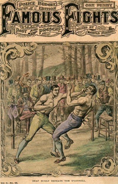 聴覚障害者バークが1837年後半または20世紀初頭に1837年にトムオコネルを破る 作： Unbekannt