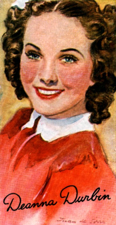 ディアナダービン、1921-1999年、1930年代と1940年代のハリウッド映画の歌手および女優、20世紀 作： Unbekannt