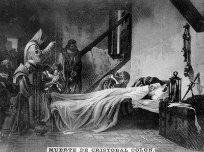 クリストファー・コロンバスの死、16世紀、1920年代 作： Unbekannt