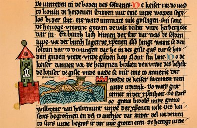 フレデリックバルバロッサの死、c1154、1907年。 作： Unbekannt