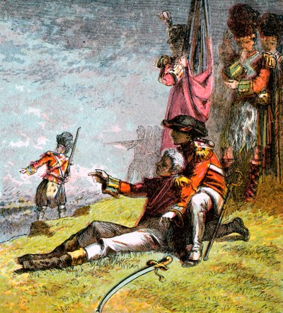 ウルフ将軍の死、1759年c1850年代 作： Unbekannt