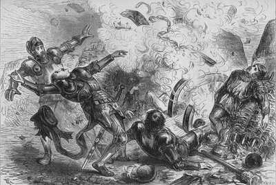 ジェームズ2世の死。スコットランド、c1880 作： Unbekannt