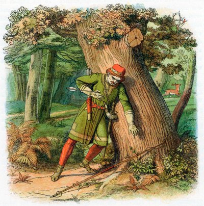 ウィリアム 2 世の死、1100 年 1864 年 作： Unbekannt