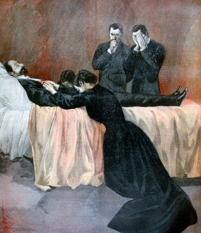 マリーフランソワサディカルノーの死、1894年フランス第三共和国大統領 作： Unbekannt