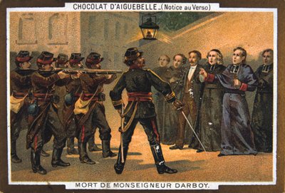 1871年5月24日、パリの大司教、モンセニョールダーボイの死 作： Unbekannt