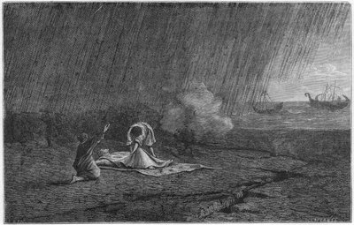 長老のプリニーの死、1866年 作： Unbekannt