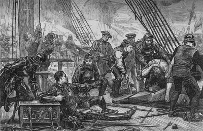 アンドリューバートン卿の死、1511年8月、c1880 作： Unbekannt