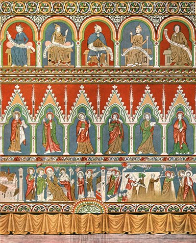 StoraRådaOld Church、ヴェストラヨータランド、スウェーデン、1928年の装飾。 作： Unbekannt