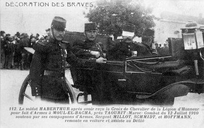 レジオンドヌールによるフランス兵の装飾、c1910 作： Unbekannt