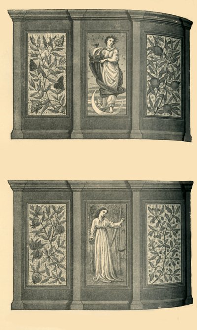 ウェストダイニングルームの装飾、サウスケンジントン博物館、c1865、1881年。 作： Unbekannt