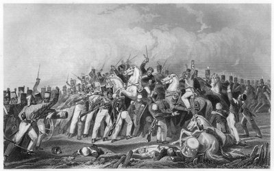 ニコルソン将軍の列によるシールコートの反逆者の敗北、1857、c1860 作： Unbekannt
