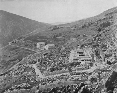 デルファイ-遠くのコリント湾、1913 作： Unbekannt