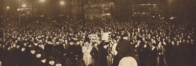 ホワイトホールでのデモ、1936年、1937年12月10日 作： Unbekannt