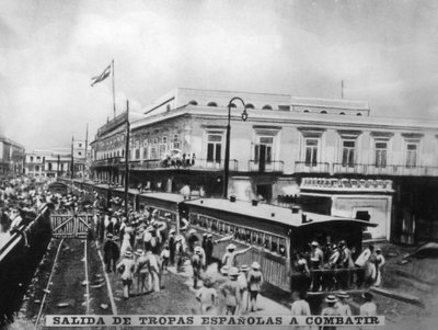 スペイン軍の出発、1870年代、1920年代 作： Unbekannt