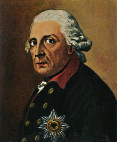 Old Fritz 1712-1786。 -グラフの絵、1934年。 作： Unbekannt