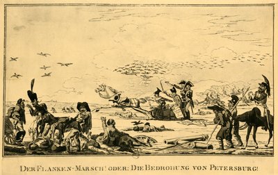 側面行進！または：ピーターズバーグの脅威！、1813年、1921年。 作： Unbekannt