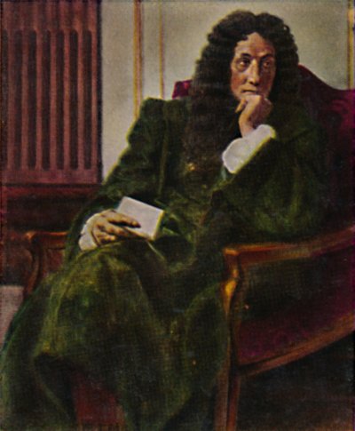哲学者ライプニッツ1646-1716。 -C.マイヤーによる絵画、1934年。 作： Unbekannt