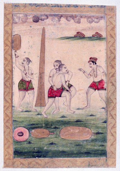Desakha Ragini、Ragamala Album、School of Rajasthan、19世紀 作： Unbekannt