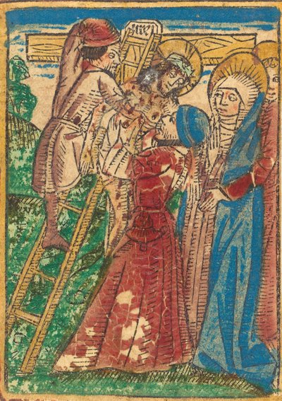 十字架からの降下、c。 1490年。 作： Unbekannt