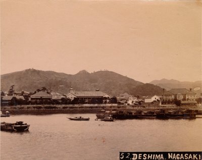 出島、長崎、c1890-1900 作： Unbekannt