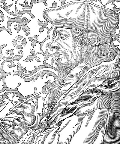 Desiderus Erasmus、15〜16世紀オランダの人文科学者、学者、19世紀 作： Unbekannt