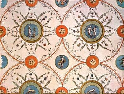天井画のデザイン、イタリア、1928。 作： Unbekannt
