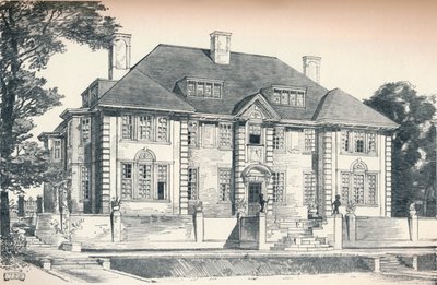 ハムステッドの家の設計CHB Quennell、c1913 作： Unbekannt