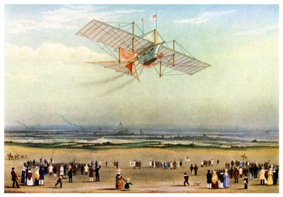 航空蒸気運搬車の設計、1843年1956年 作： Unbekannt