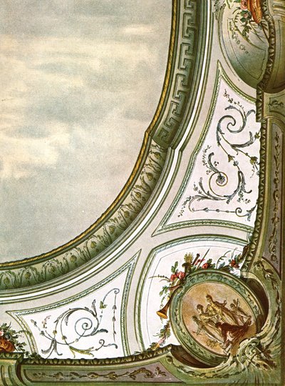 天井装飾のデザイン、イタリア、1928。 作： Unbekannt
