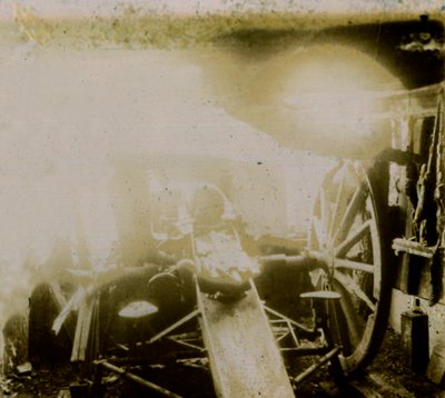 破壊された75、自動対空砲、c1914-c1918 作： Unbekannt