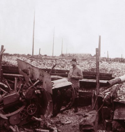 破壊、Carency、フランス北部、c1914-c1918。 作： Unbekannt