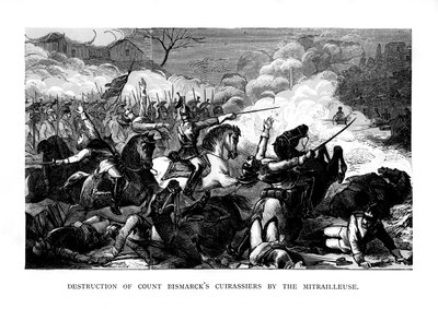 ミトレイユウスによるビスマルク伯爵キュラシエの破壊、c1870、1875 作： Unbekannt