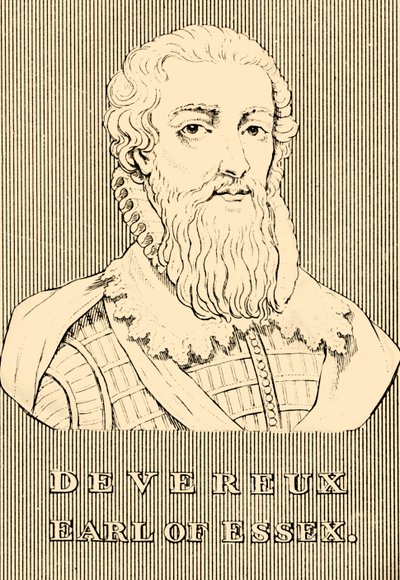 デブルー、エセックス伯爵、1556〜1601年、1830年。 作： Unbekannt