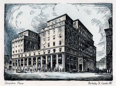 デボンシャーハウス、バークレーストリート、ロンドン、c1910-1929 作： Unbekannt