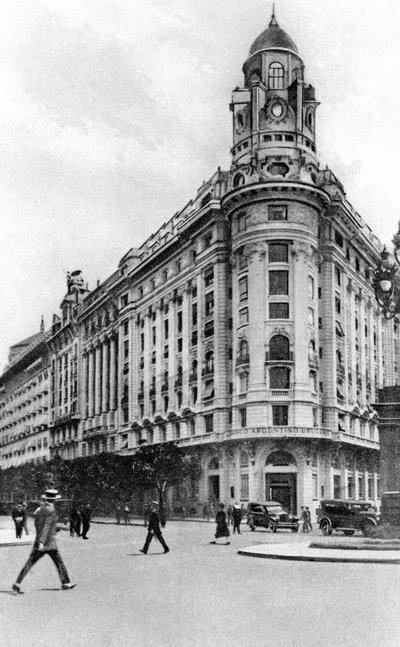 ディアゴナルノルテ、アベニーダロケサエンツペナ、ブエノスアイレス、アルゼンチン、c1920s 作： Unbekannt