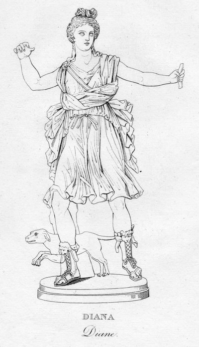 ダイアナダイアン、c1850 作： Unbekannt