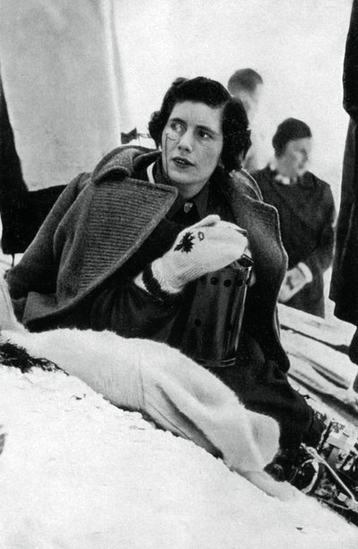 ダイアナゴードンレノックス、カナダのスキーヤー、冬季オリンピック、ドイツ、ガルミッシュパルテンキルヘン、1936年 作： Unbekannt