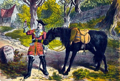 ディックターピン1706〜1739年、イギリス人強盗とハイウェイマン、19世紀 作： Unbekannt