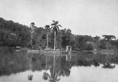 キャンディ湖の島、1926 作： Unbekannt