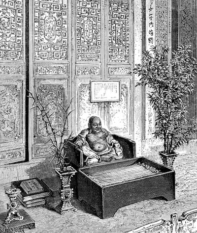 国内祭壇、微笑み仏、c1890 作： Unbekannt