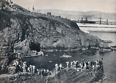 ダグラス-ポートスクリオンの水浴場、1895 作： Unbekannt